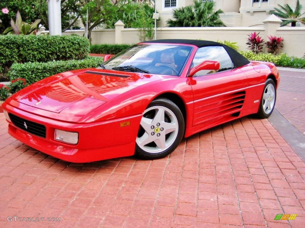 Rosso Corsa (Red) 1995 Ferrari 348 Spider Exterior Photo #58375246