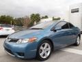 2007 Atomic Blue Metallic Honda Civic EX Coupe  photo #1