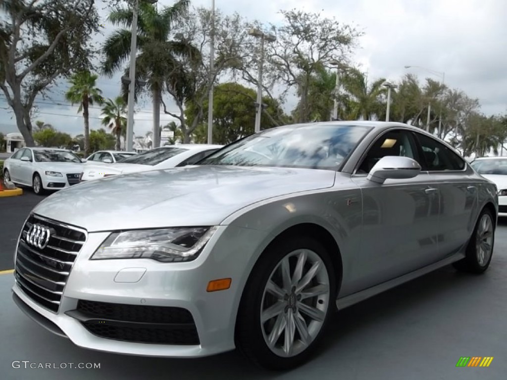 Ice Silver Metallic 2012 Audi A7 3.0T quattro Premium Exterior Photo #58376391