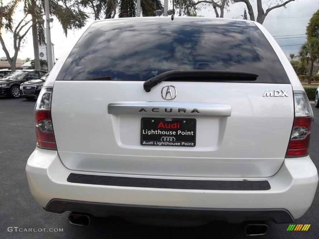 2004 MDX Touring - Aspen White Pearl / Saddle photo #7
