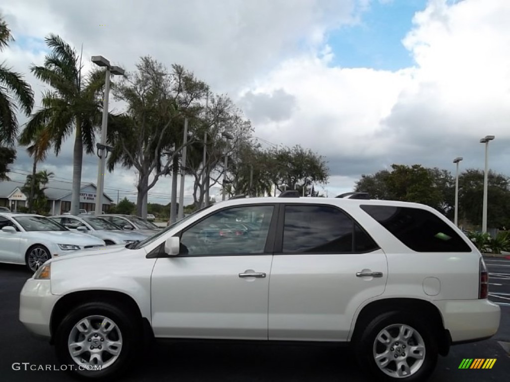 2004 MDX Touring - Aspen White Pearl / Saddle photo #12