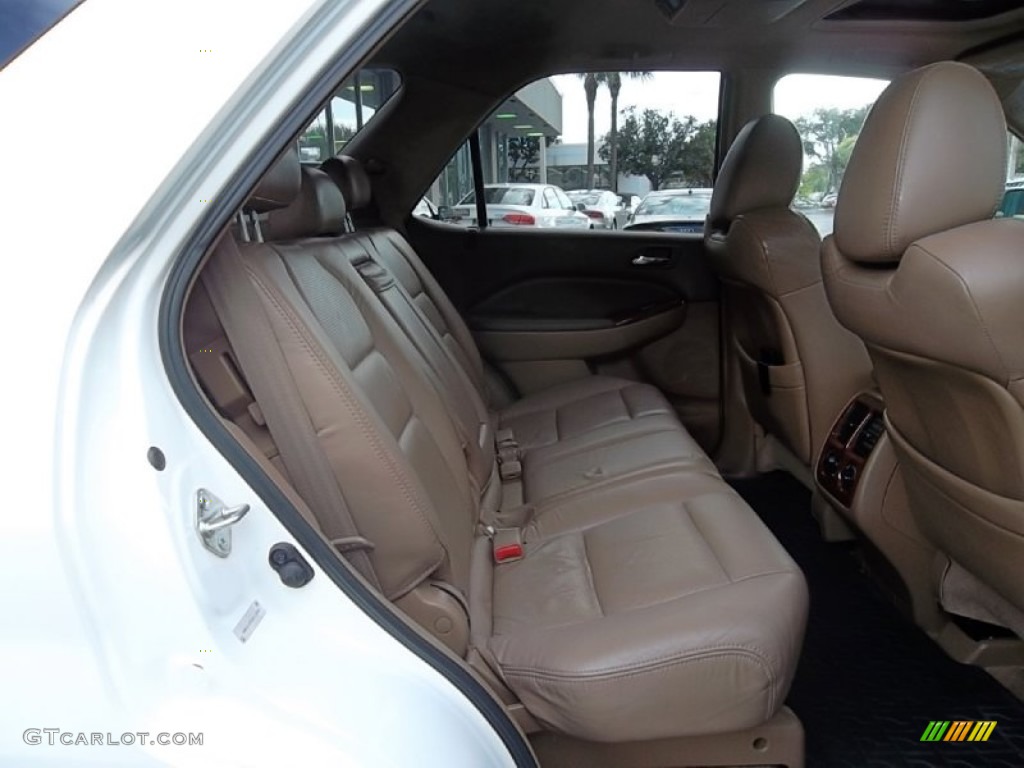 2004 MDX Touring - Aspen White Pearl / Saddle photo #24