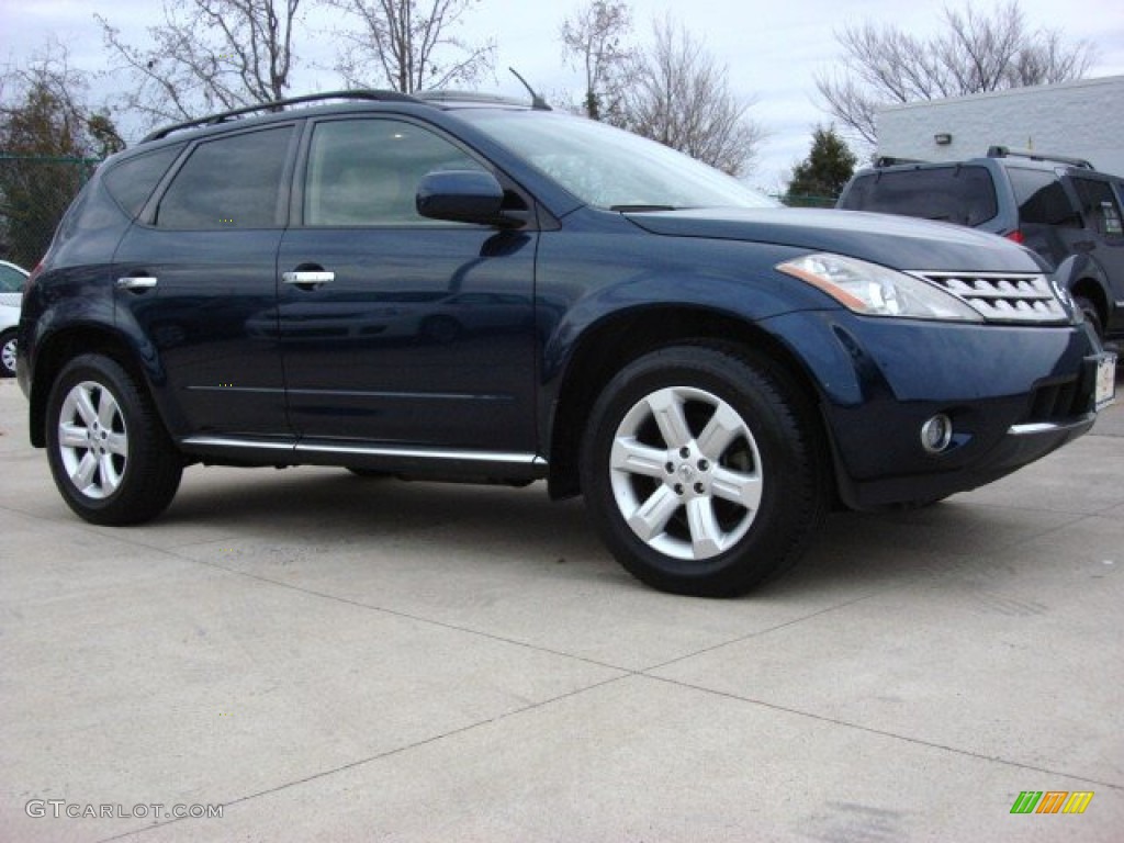 2006 Murano SL AWD - Midnight Blue Pearl / Charcoal photo #2