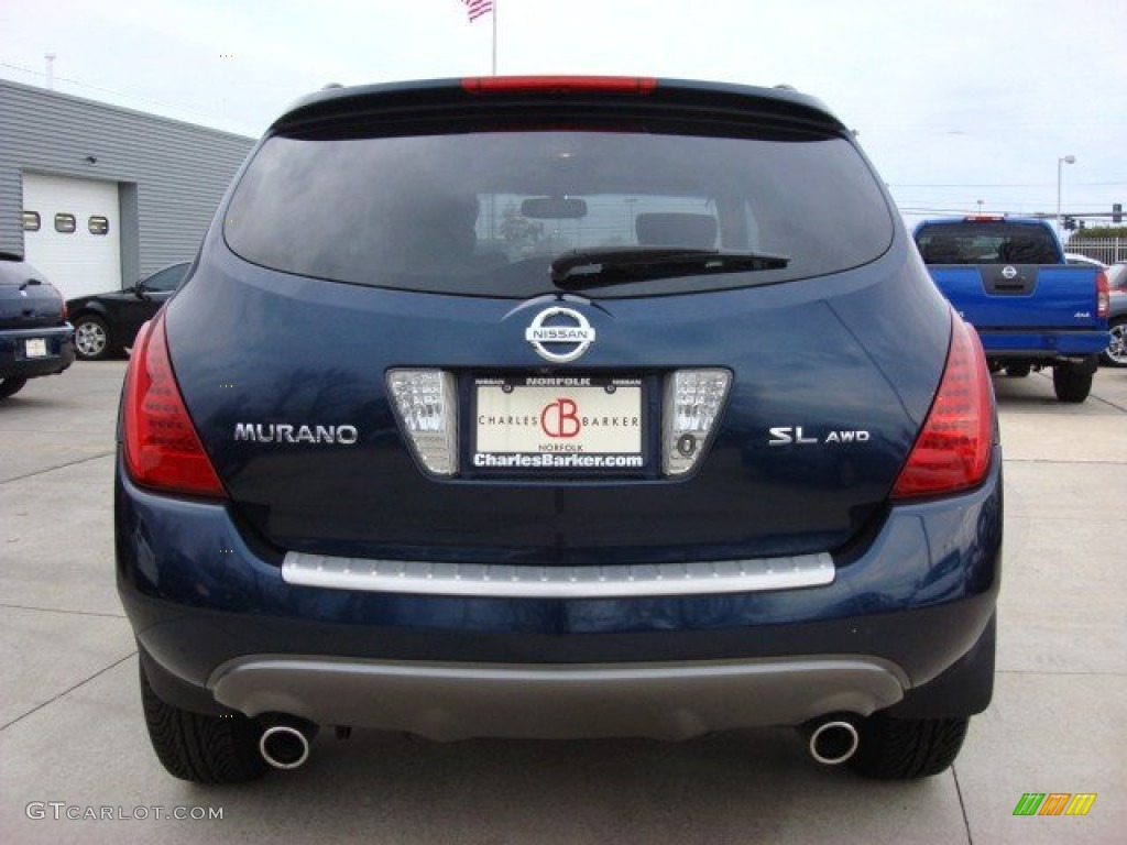 2006 Murano SL AWD - Midnight Blue Pearl / Charcoal photo #5