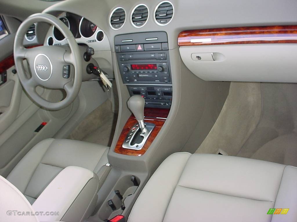 2006 A4 3.0 quattro Cabriolet - Caribic Blue Pearl Effect / Platinum photo #12