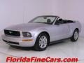 2006 Satin Silver Metallic Ford Mustang V6 Premium Convertible  photo #1