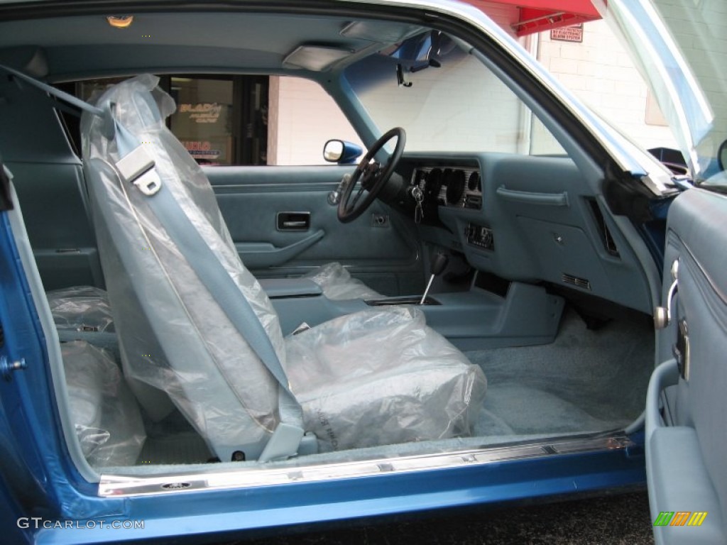 Light Blue Interior 1978 Pontiac Firebird Trans Am Coupe Photo #58382247