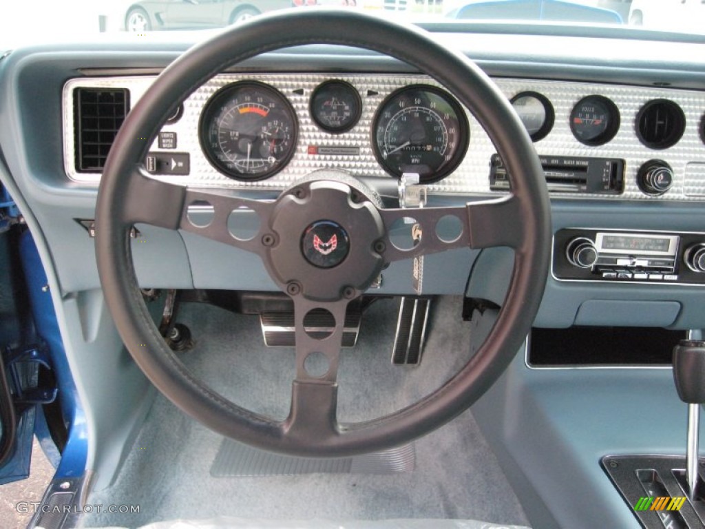 1978 Pontiac Firebird Trans Am Coupe Light Blue Steering Wheel Photo #58382384