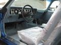 1978 Pontiac Firebird Light Blue Interior Front Seat Photo