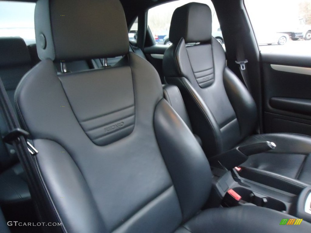 Black Interior 2006 Audi S4 4.2 quattro Sedan Photo #58382799
