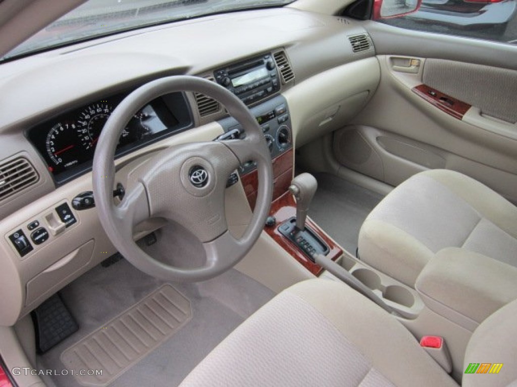 Beige Interior 2006 Toyota Corolla LE Photo #58383057