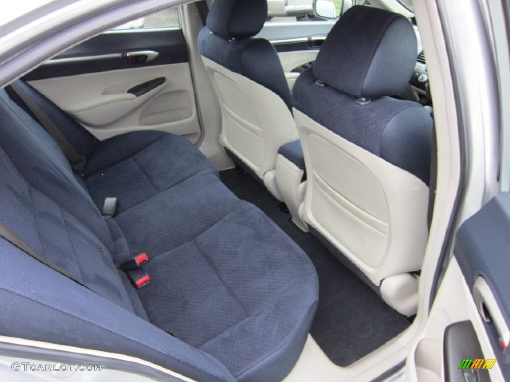 Blue Interior 2007 Honda Civic Hybrid Sedan Photo #58383144