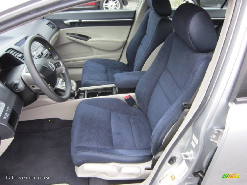 Blue Interior 2007 Honda Civic Hybrid Sedan Photo 58383153