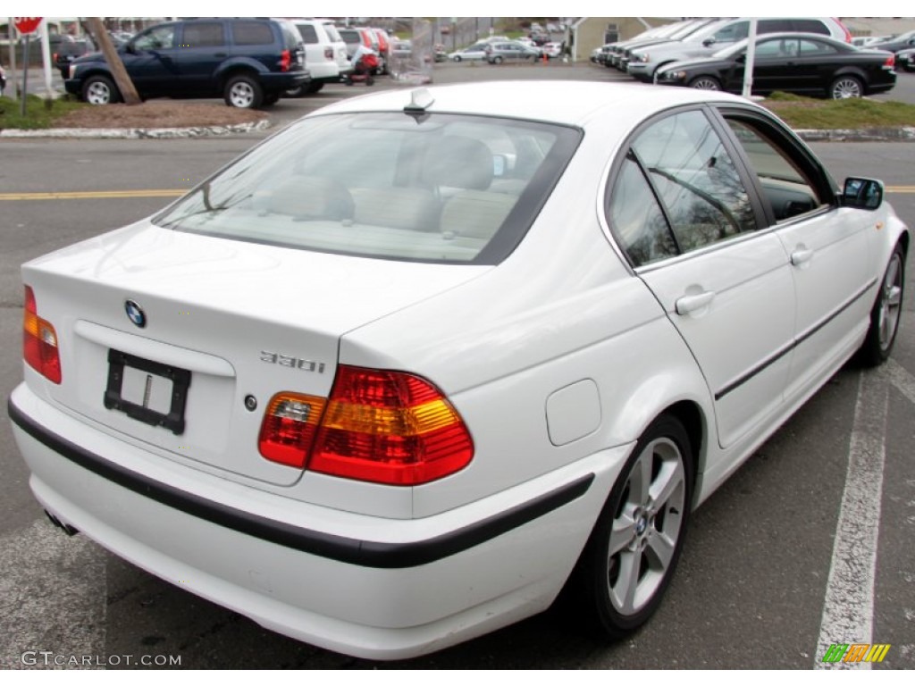 2005 3 Series 330i Sedan - Alpine White / Sand photo #6