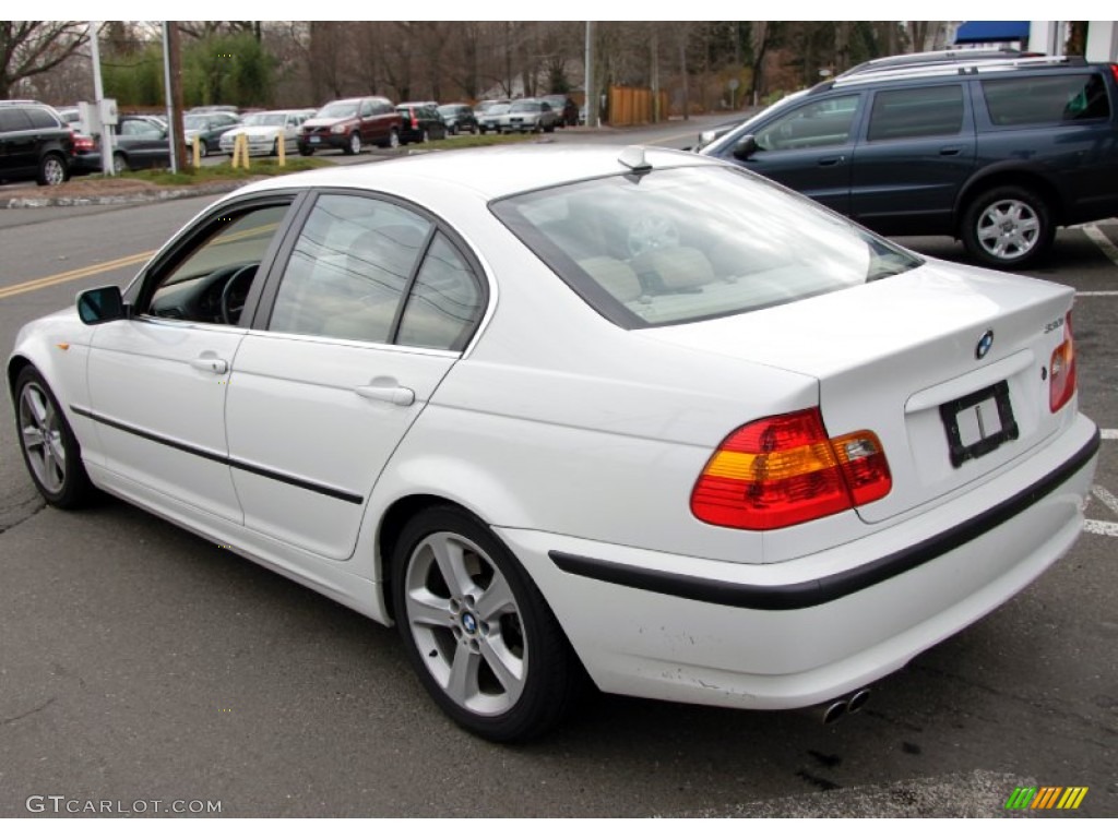 2005 3 Series 330i Sedan - Alpine White / Sand photo #10