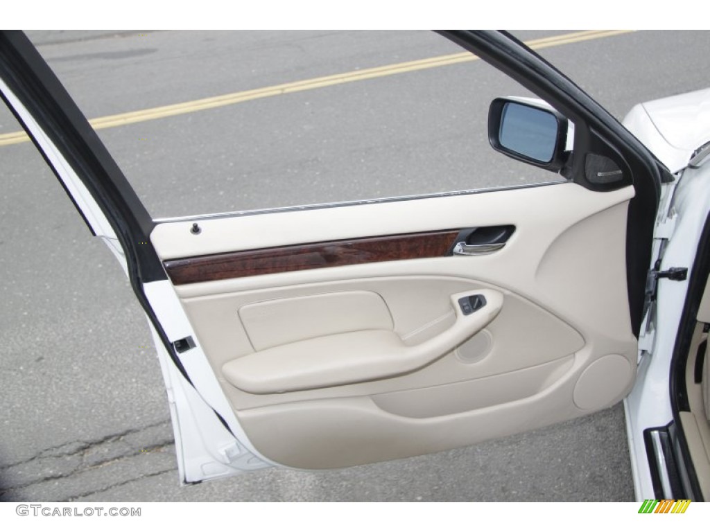 2005 3 Series 330i Sedan - Alpine White / Sand photo #14