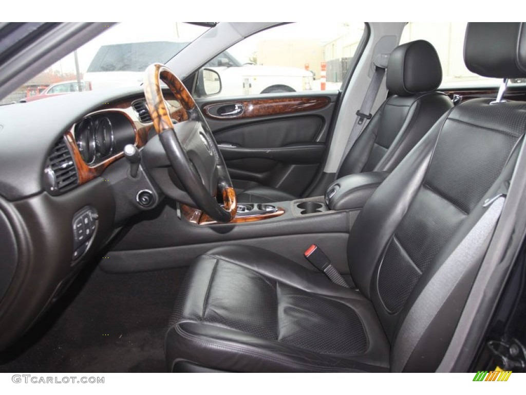 Charcoal Interior 2008 Jaguar XJ XJ8 L Photo #58383813