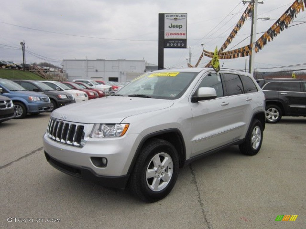 2011 Grand Cherokee Laredo 4x4 - Bright Silver Metallic / Black photo #1