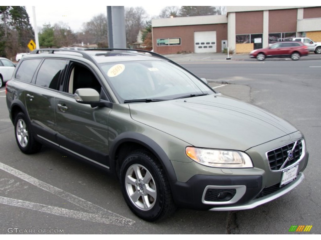 2009 XC70 3.2 AWD - Caper Green Metallic / Off Black photo #3