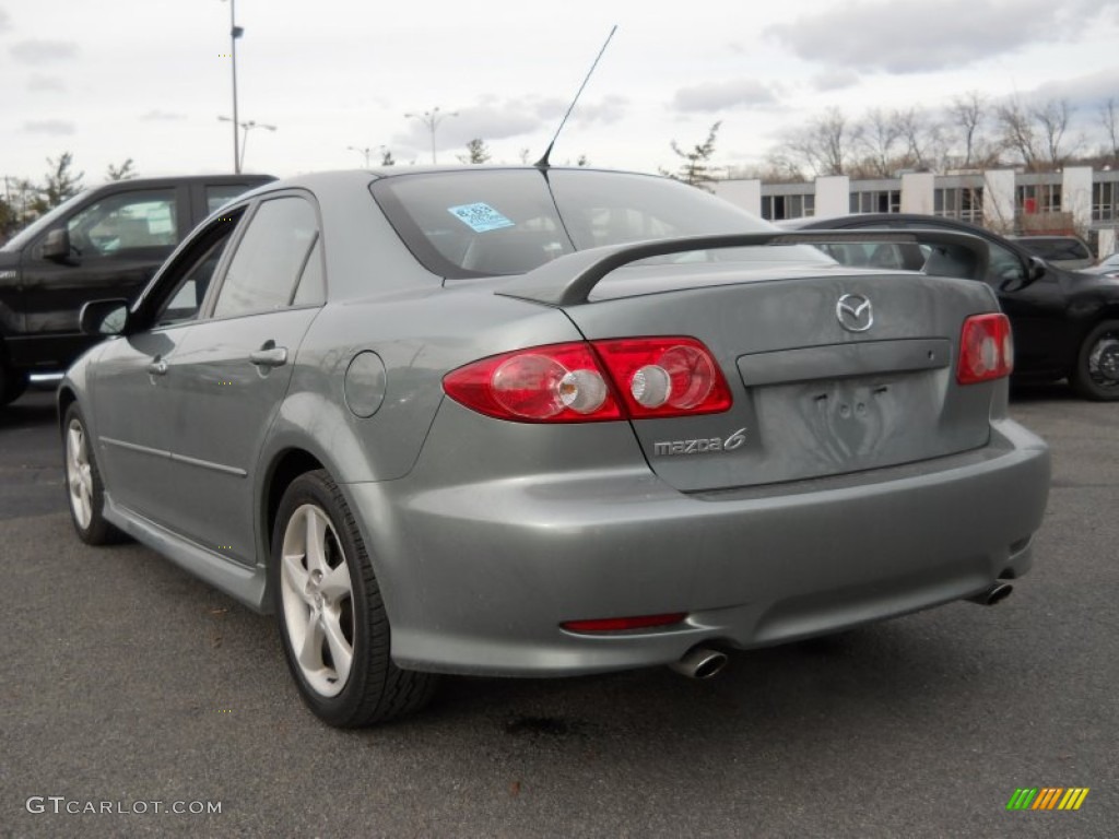 2004 MAZDA6 s Sport Sedan - Sepang Green Metallic / Gray photo #3