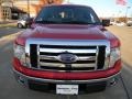 2010 Vermillion Red Ford F150 XLT SuperCrew  photo #2