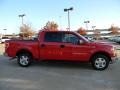2010 Vermillion Red Ford F150 XLT SuperCrew  photo #3
