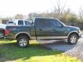 2002 Dark Highland Green Metallic Ford F150 Lariat SuperCrew 4x4  photo #7