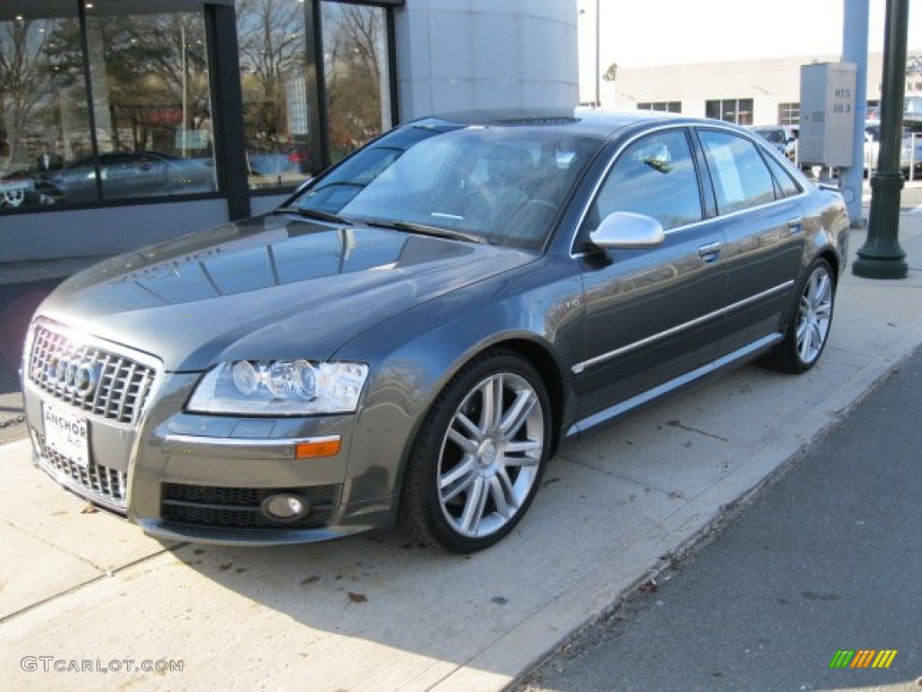Daytona Gray Pearl Effect 2007 Audi S8 5.2 quattro Exterior Photo #58386207