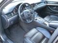 2007 Audi S8 Espresso/Black Interior Prime Interior Photo