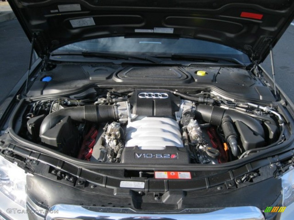 2007 Audi S8 5.2 quattro 5.2 Liter DOHC 40-Valve VVT V10 Engine Photo #58386251