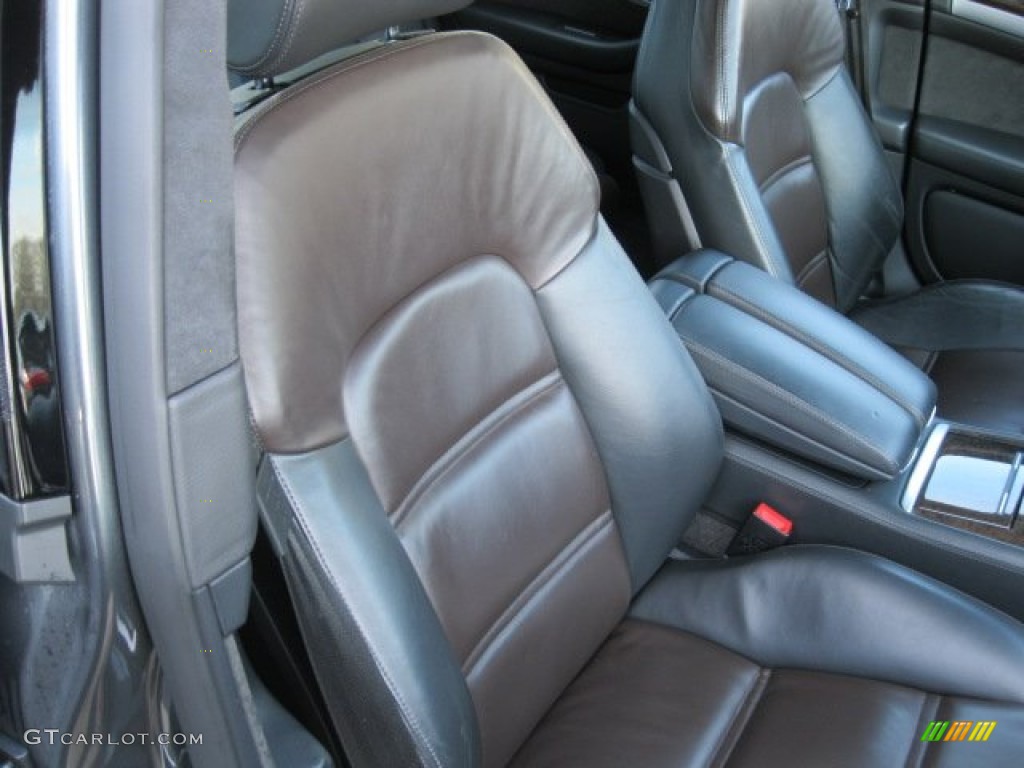 Espresso/Black Interior 2007 Audi S8 5.2 quattro Photo #58386264