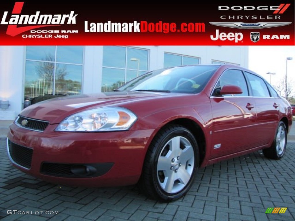 2008 Impala SS - Precision Red / Ebony Black photo #1