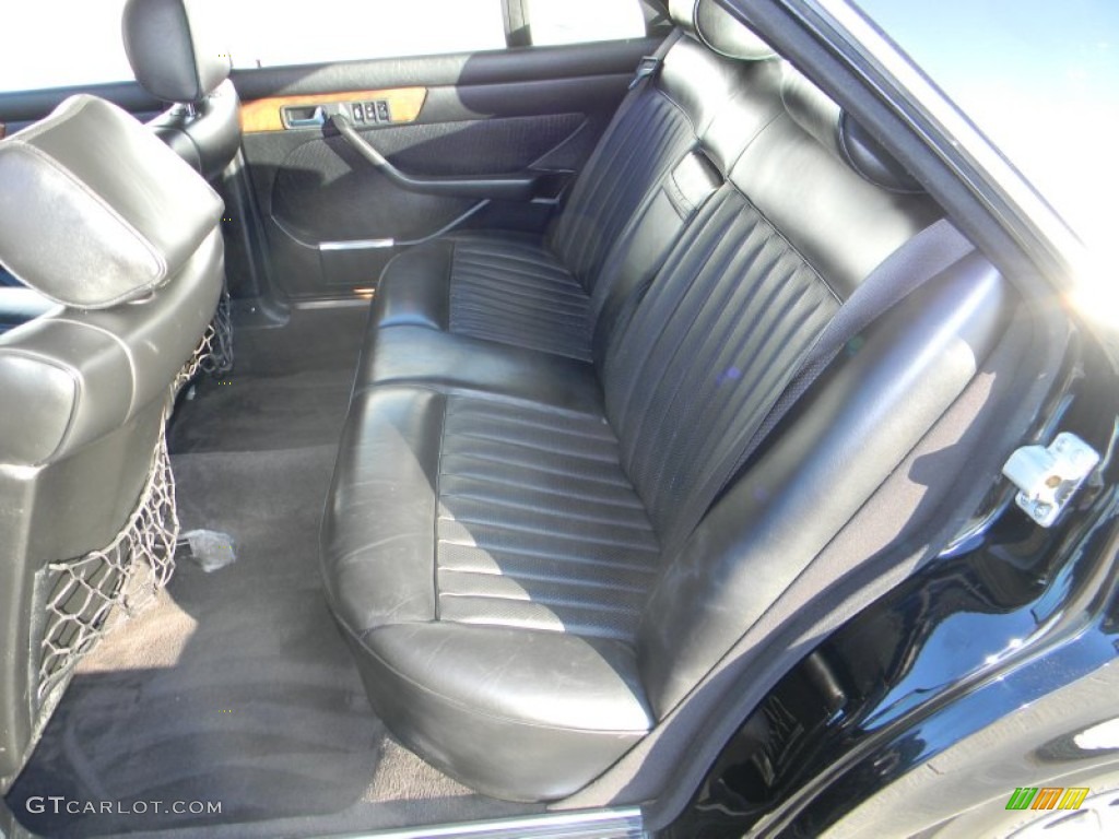 Black Interior 1988 Mercedes-Benz S Class 560 SEL Sedan Photo #58388172