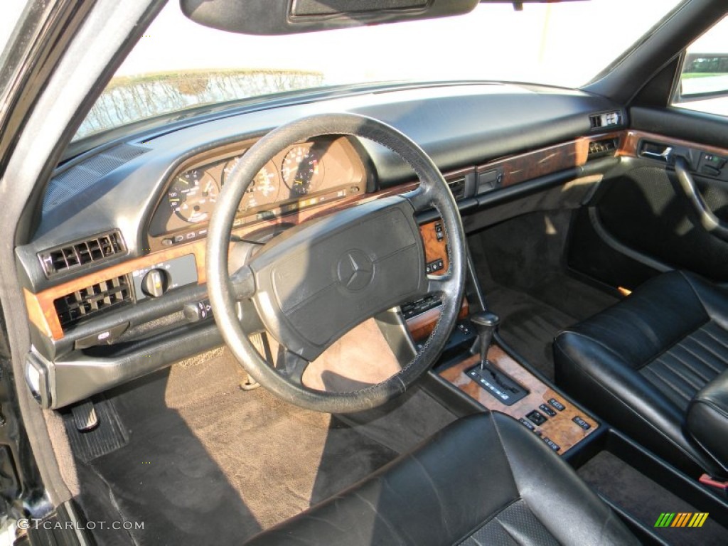1988 S Class 560 SEL Sedan - Black / Black photo #23