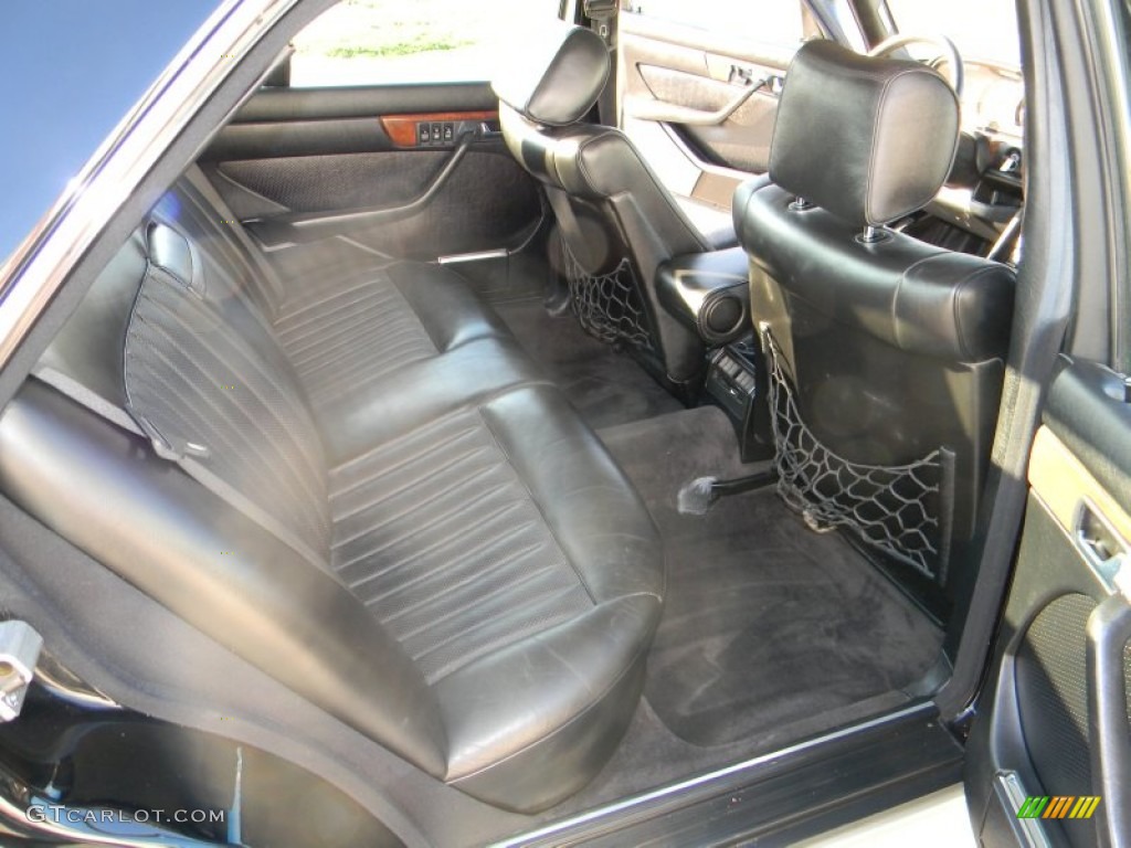1988 S Class 560 SEL Sedan - Black / Black photo #24