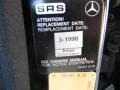 Info Tag of 1988 S Class 560 SEL Sedan