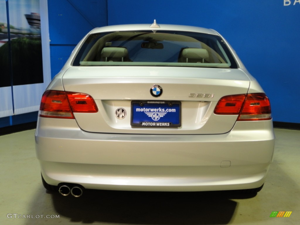 2009 3 Series 328xi Coupe - Titanium Silver Metallic / Grey photo #7