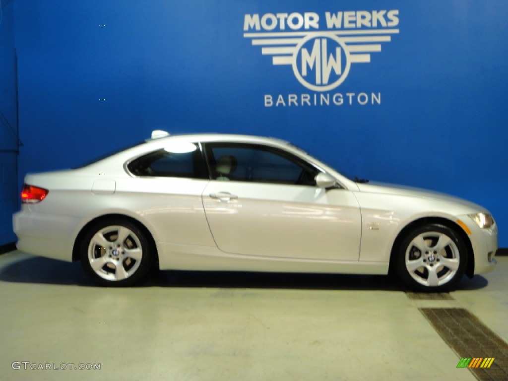 2009 3 Series 328xi Coupe - Titanium Silver Metallic / Grey photo #9