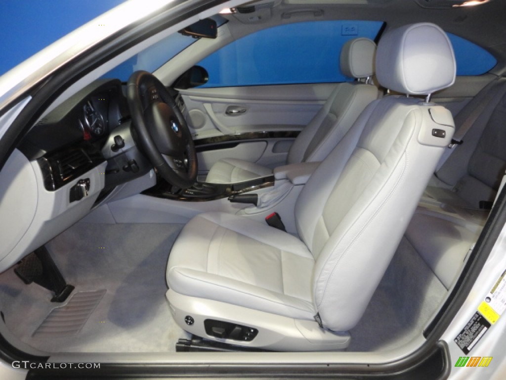 2009 3 Series 328xi Coupe - Titanium Silver Metallic / Grey photo #11