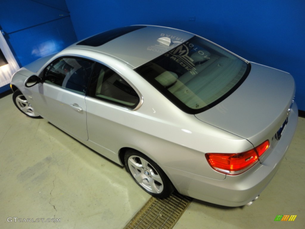 2009 3 Series 328xi Coupe - Titanium Silver Metallic / Grey photo #24