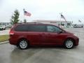 2012 Salsa Red Pearl Toyota Sienna XLE  photo #4