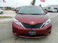 2012 Salsa Red Pearl Toyota Sienna LE  photo #2