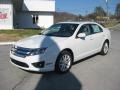 2012 White Suede Ford Fusion SEL V6  photo #2