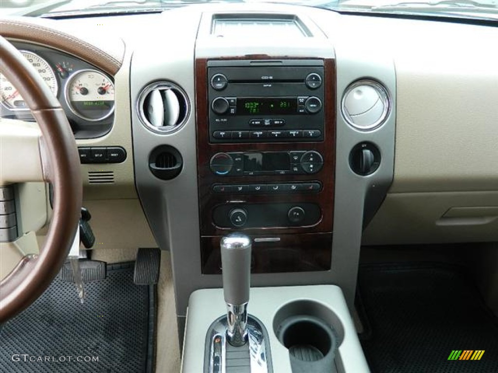 2007 F150 Lariat SuperCrew - Dark Copper Metallic / Castano Brown Leather photo #25