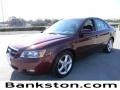 Dark Cherry Red 2008 Hyundai Sonata SE V6