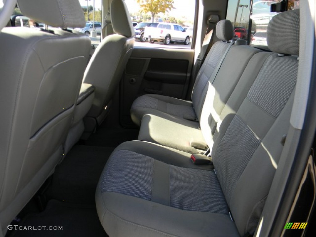 2006 Ram 1500 SLT Quad Cab - Brilliant Black Crystal Pearl / Medium Slate Gray photo #6