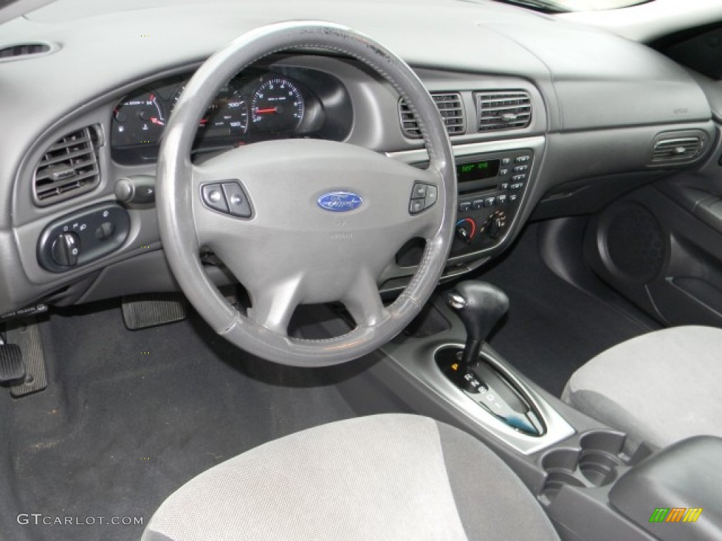 2003 Ford Taurus SES Medium Graphite Dashboard Photo #58393870