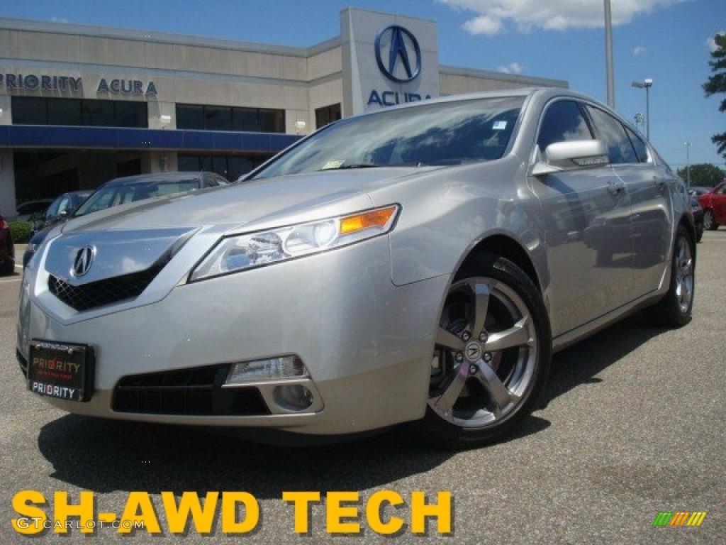 2009 TL 3.7 SH-AWD - Palladium Metallic / Ebony photo #1