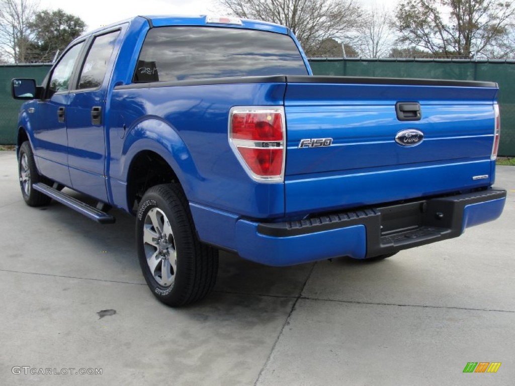 2011 F150 XLT SuperCrew - Blue Flame Metallic / Steel Gray photo #5