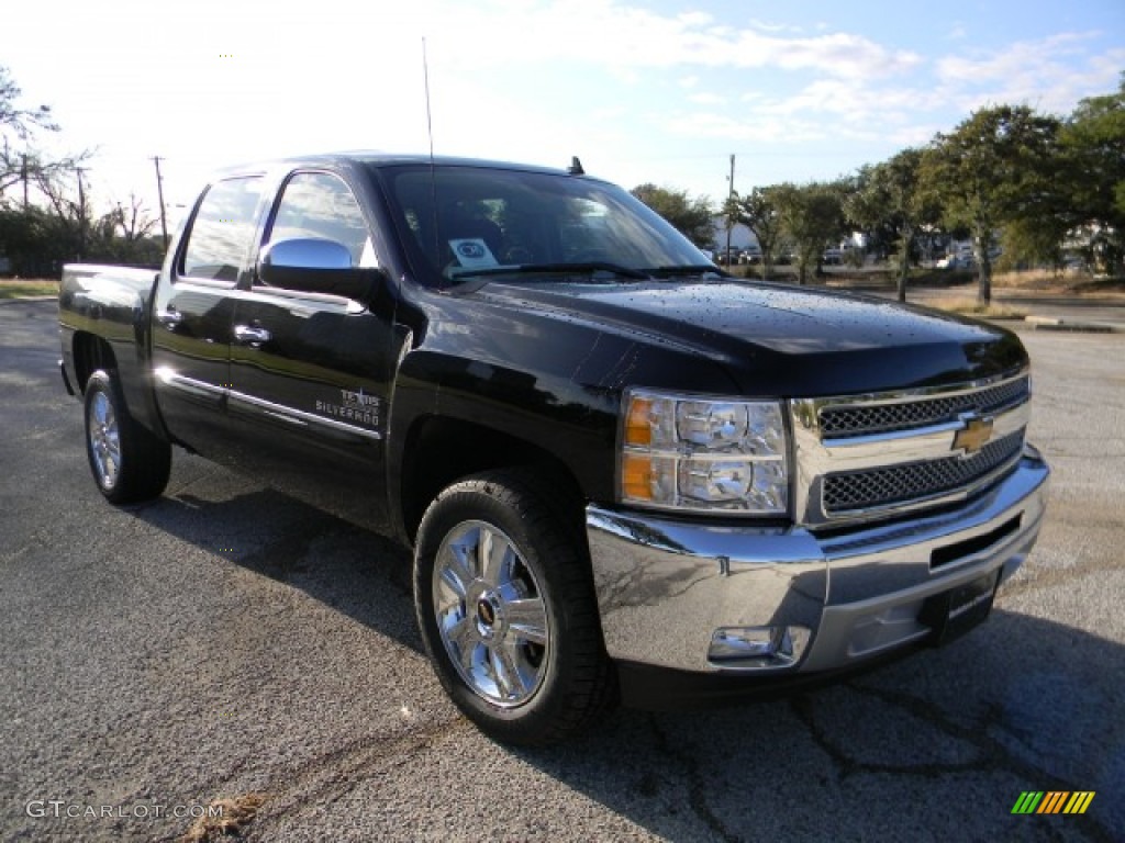 2012 Silverado 1500 LT Crew Cab - Black / Ebony photo #2